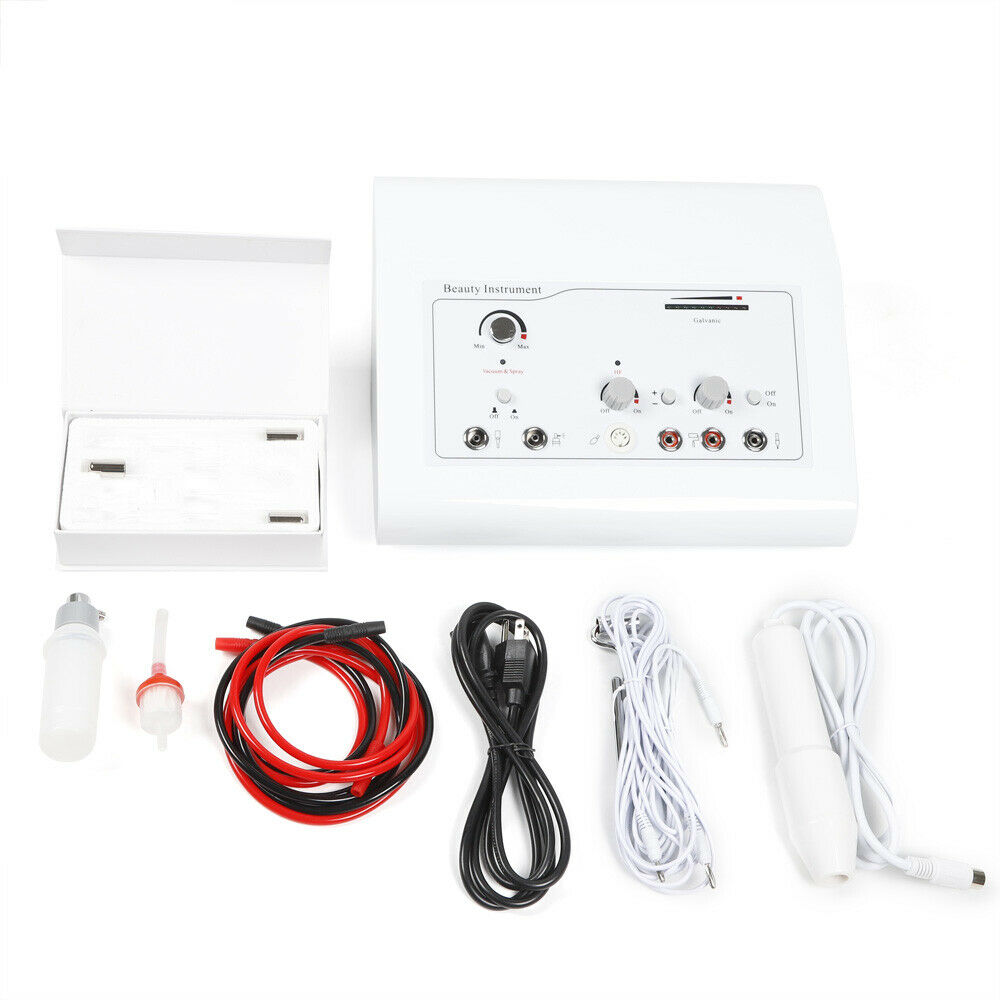 Galvanic Facial Machine 4 in 1 Facial High Frequency Vacuum & Spray