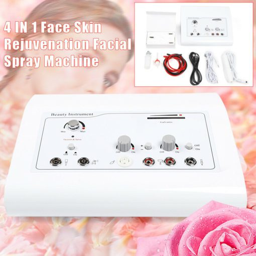 Galvanic Facial Machine 4 in 1 Facial High Frequency Vacuum & Spray
